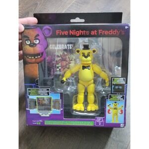 Jazwares Five Nights at Freddy's Golden Freddy with Office A Figure Set FNAF 1